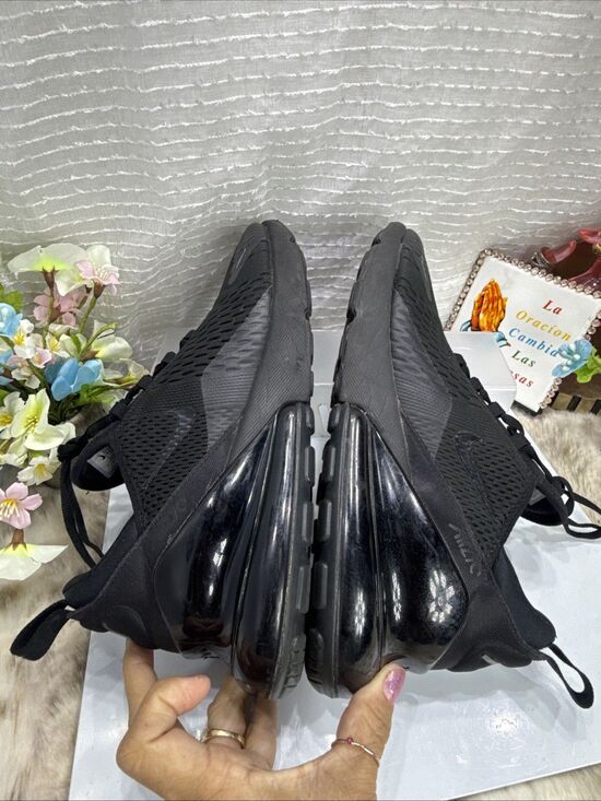 (B) Nike Air Max 270 Triple Black Casual Walking Sneakers Men,Sz 11.5,AH8050 005 main image 7
